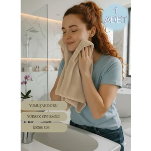 Pamuklu Havlu (50 x 90 cm )  (1 Adet ) Berber Havlusu,, El Yüz Havlusu, Kuaför Havlusu, Sporcu Havlusu