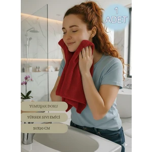 Pamuklu Havlu (50 x 90 cm )  (1 Adet ) Berber Havlusu,, El Yüz Havlusu, Kuaför Havlusu, Sporcu Havlusu