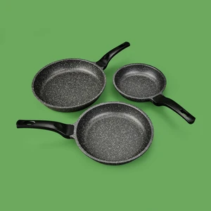 Kitchen Nirvana 3 Parça Tava Seti - Antrasit- 20 + 24 + 28 cm