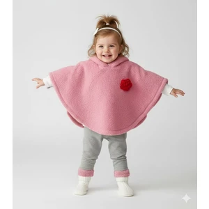 Kidsman Online Kapüşonlu Bebek Panço Takım