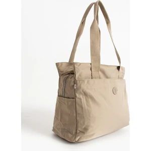 Kadın Büyük Boy 4 Bölmeli Suya Dayanıklı Paraşüt Kumaş Çapraz ve Omuz Askılı Çanta 7004