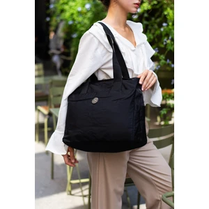 Kadın Büyük Boy 4 Bölmeli Suya Dayanıklı Paraşüt Kumaş Çapraz ve Omuz Askılı Çanta 7004