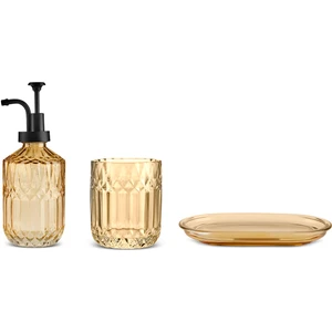 Karaca Home Bellino 3 Parça Banyo Aksesuar Seti Amber