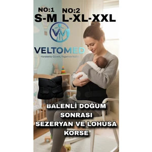 Hamile, Sezeryan ve Lohusa Doğum Sonrası Karın ve Bel Toparlama Için Konforlu Korse.