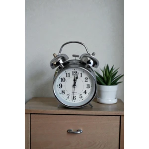 Metal Işıklı Çalar Saat