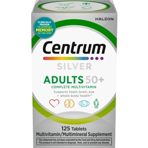 Silver Multivitamin For Adults 50+ 125 Tablet