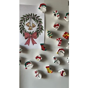Yılbaşı Özel Dolap Süsü/magnet 6lı