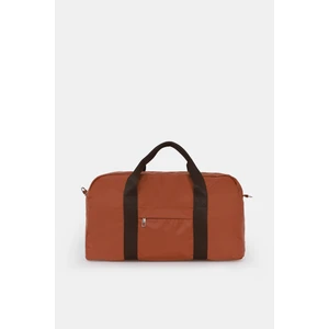 İcone Bag Kiremit Spor Kadın & Erkek Spor Çantası, Paraşüt Kumaş Önü Cepli Unisex Spor Fitness Gym Çantası