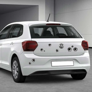 Kurşun Izleri araç Sticker 21x29 Cm, Araba Sticker, Oto Sticker