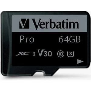 Pro 64GB U3 UHS-I Class 10 Micro SDXC Hafıza Kartı (Adaptör Dahil) (47042)