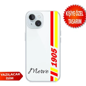 3gen Case Iphone 13-Iphone 14 Uyumlu Kişiye Özel Isim Eklenebilir Desenli Şeffaf Silikon Kılıf