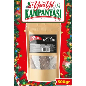 Paşa Kuruyemiş Chia Tohumu 500 gr – Yüksek Lifli ve Omega-3 Kaynağı