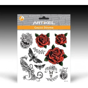 Artikel ART-125 Geçici Dövme 15,5 x 15,5 cm Geçici Tattoo
