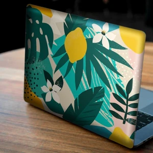 Artikel Yaseminli Tropikal Memphis Desen-3 Notebook Sticker