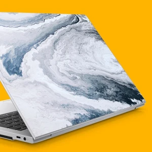 Artikel Gri Mermer Notebook Sticker