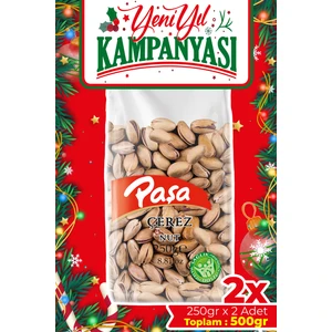 Paşa Kuruyemiş Kavrulmuş Antep Fıstığı 250 gr x 2 Adet (Toplam 500 gr)
