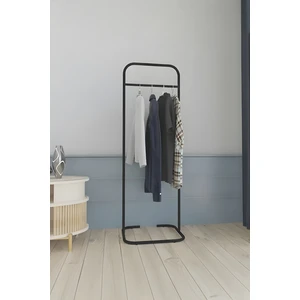 Metallica Concept Butik Dik Tekli Siyah Konfeksiyon Askısı Ayaklı Askılık Elbise Askılığı