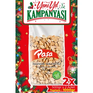 Paşa Kuruyemiş Kavrulmuş Yer Fıstığı 1 kg (500gr x 2 Adet), Tuzlu Yer Fıstığı