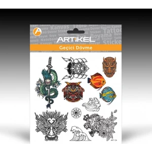Artikel ART-124 Geçici Dövme 15,5 x 15,5 cm Geçici Tattoo