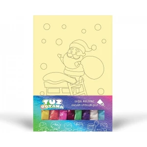 Noel Baba - 4 Tuz Boyama Eğitici Etkinlik