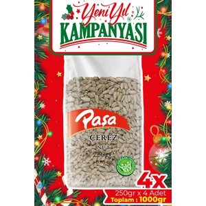 Paşa Kuruyemiş Çiğ Ay Çekirdeği İçi 1 Kg (4x250 gr), Tuzsuz Ay Çekirdeği