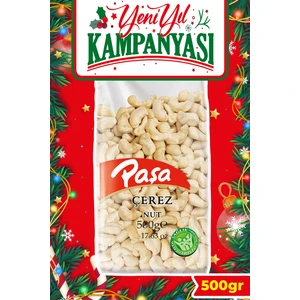 Paşa Kuruyemiş Çiğ Kaju 500 gr - Tuzsuz Naturel Kaju Fıstığı