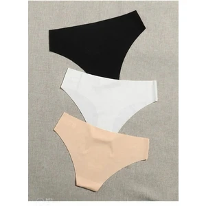 Nbb Siyah 3lü Lazer Kesim Basic Külot