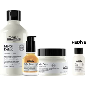 L'Oréal Professionnel Serie Expert Metal Detox Arındırıcı Metal Karşıtı Saç Bakım Seti