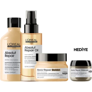 L'oreal Professionnel Serie Expert Profesyonellerin Altın Bakım Seti, Absolut Repair