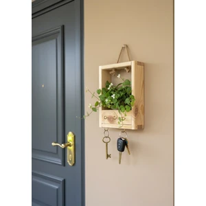 Ahşap Askılık Duvara Monte Hol Anahtar Askılığı