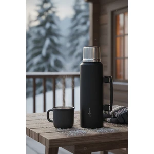 Le Paon 1.5 L Paslanmaz Çelik Termos Katlanır Kulp Sızdırmaz 24 Saat Sıcak 48 Saat Soğuk Bpa Free