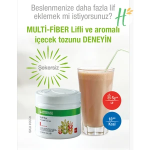 Multi-Fiber - Lif Takviyesi ve Elma Aromalı Içecek Tozu 204 G