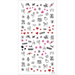 Artikel Evlilik Sembolleri Tırnak Dövmesi, Tırnak Tattoo, Nail Art, Tırnak Sticker