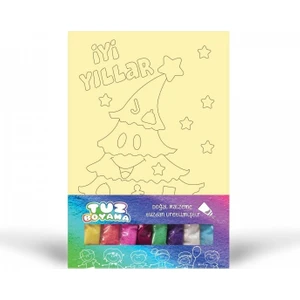 Yılbaşı Çam Ağacı Tuz Boyama Eğitici Etkinlik