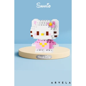 Pembe Hello Kitty Bricks Lego Set – Sevimli Yapım Oyuncağı