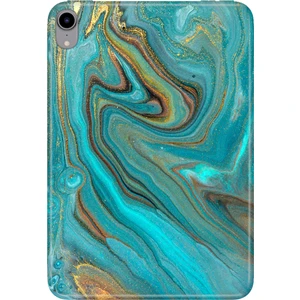 iPad Mini 6.nesil 8.3" Kılıf Tablet Için Desenli Silikon Kapak - Liquid Mermer