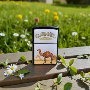 Benzinli Çakmak Camel Damla Baskı