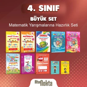 Altın Nokta Yayınevi 4. Sınıf Bilsem - Kanguru - Olimpiyat Sınavı Seti