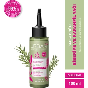Urban Care Rosemary & Clove Biberiye ve Karanfil Saç Bakım Yağı % 99.5 Doğal ve Saf 100 ml