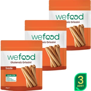 glutensiz Grissini Sade 40 g 3'lü