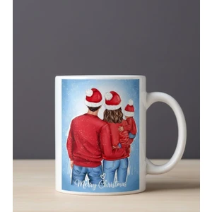 Sartre Art "noel Baba Bıyık" "yılbaşı Temalı" Noel-Cristhmas- Aile - Arkadaşlık Yeni Yıl Tasarımlı Hediyelik Kupa Bardak