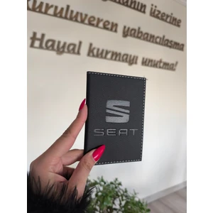 Efe Deri Seat Dikişli Oto Ruhsat Kılıfı Kabı Araç Ruhsat Koruyucu Ruhsatlık