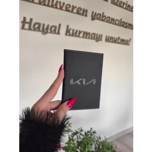 Efe Deri Kia Deri Dikişli Ruhsat Kılıfı Kabı Oto Araç Ruhsatlık Ruhsat Koruyucu