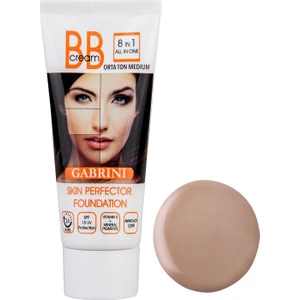 BB Krem Foundation Medium – Doğal Görünüm, SPF 15, Uzun Süre Kalıcı Pürüzsüz Bitiriş, 8’i 1 Arada Formül