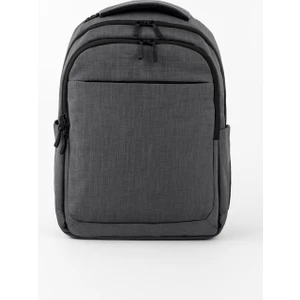 Siyah Su Geçirmez Astarlı Kumaş Sırt Çantası