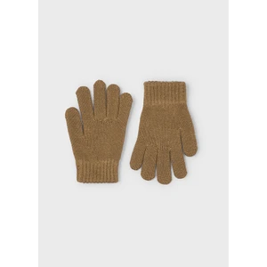 Erkek Çocuk Örme Eldiven Kahverengi 10062