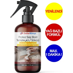 Dolar Kimya Protez Saç Bant Sökücüsü Temizleyicisi (Yağ Bazlı Yeni Formül) | 500 ml