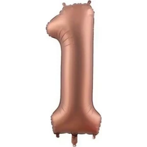 Aloha Concept 1 Yaş Kahve Rakam Balon