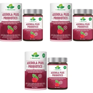Dr. Natural 3 Adet Aserola Prebiyotik-Probiyotik Acerola Macun 240 Gr. Colon Temizleme Kürü