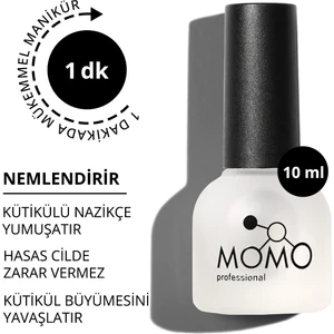 Momo Professional Cuticle Remover, Tırnak Eti Çıkarıcı, Tırnak Eti Temizleyici, 10 ml